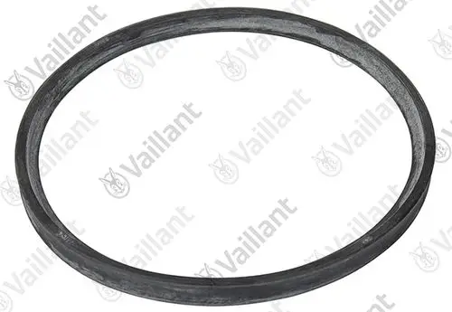 Schwarzer O-Ring aus EPDM-Material, kreisförmig, für Zubehör der Marke Vaillant, geeignet für Anwendungen mit DN 100.